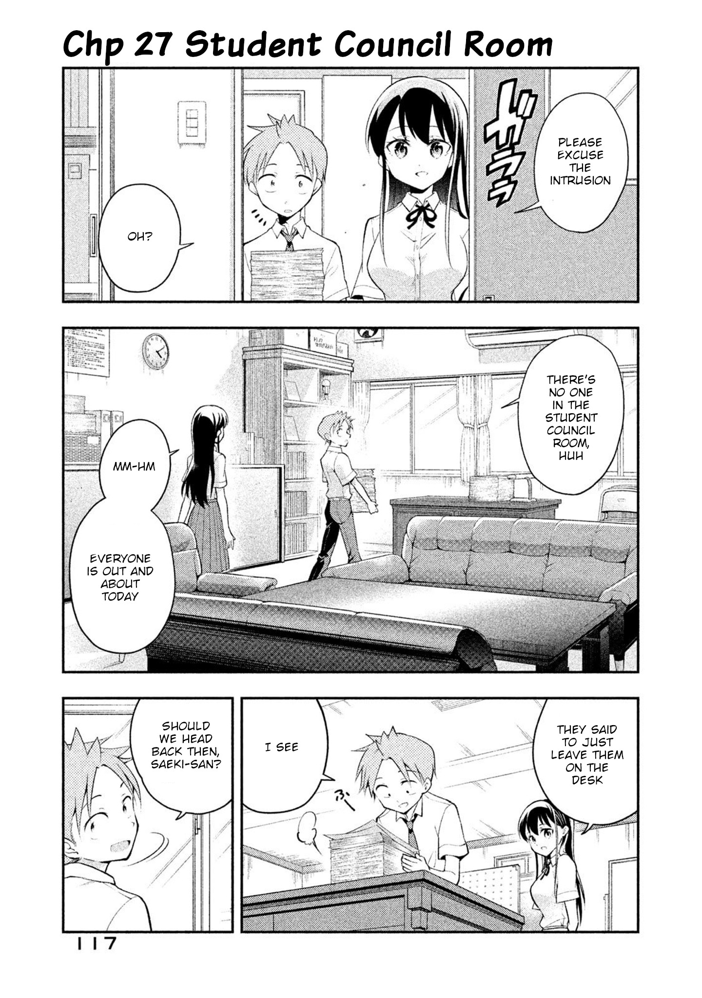 Dignified Asleep Saeki Chapter 27 #1