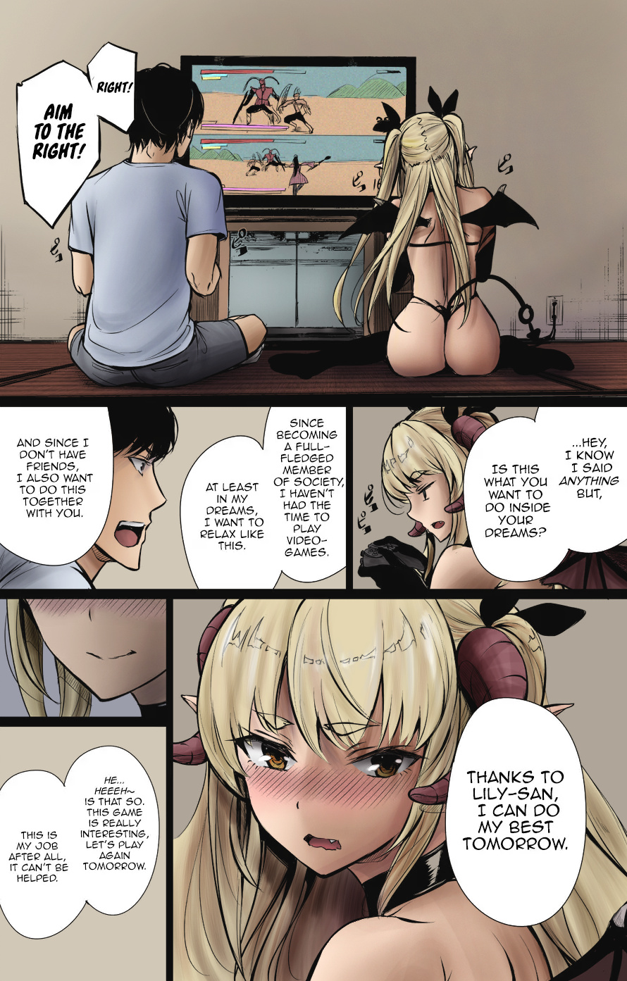 Shachiku Succubus No Hanashi (Fan Colored) Chapter 1 #4