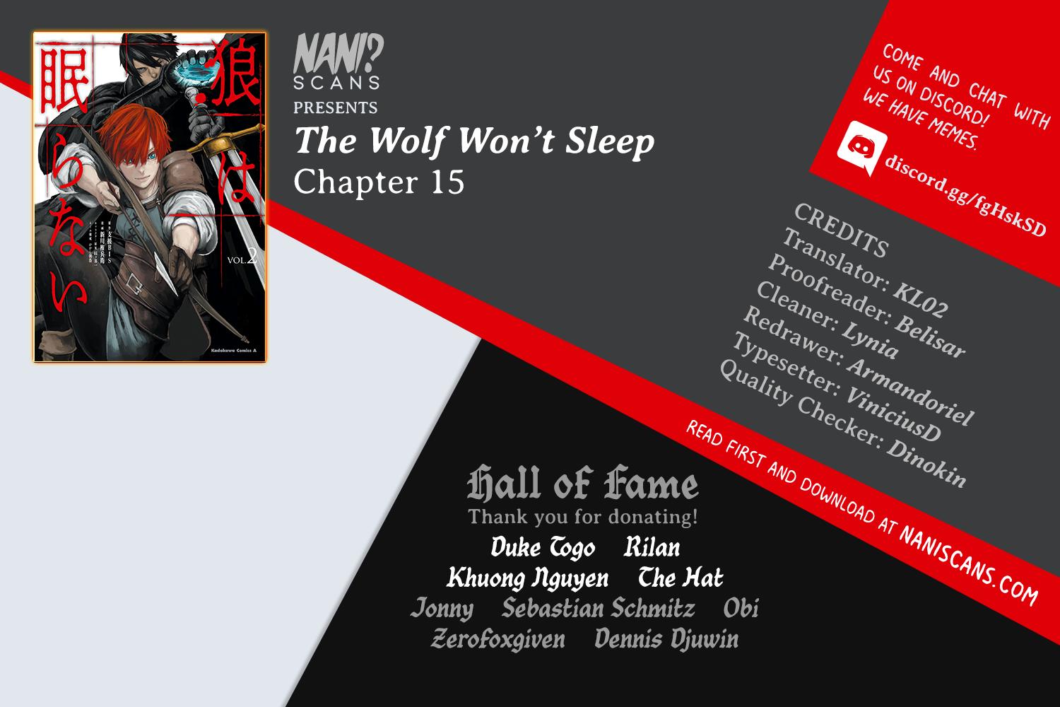 The Wolf Won't Sleep Chapter 15 #1