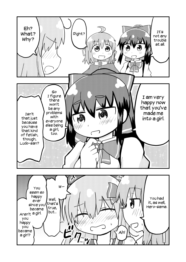 A Manga About A Hero Who Pulled Out The Holy Sword And Became A Girl Chapter 8 #3