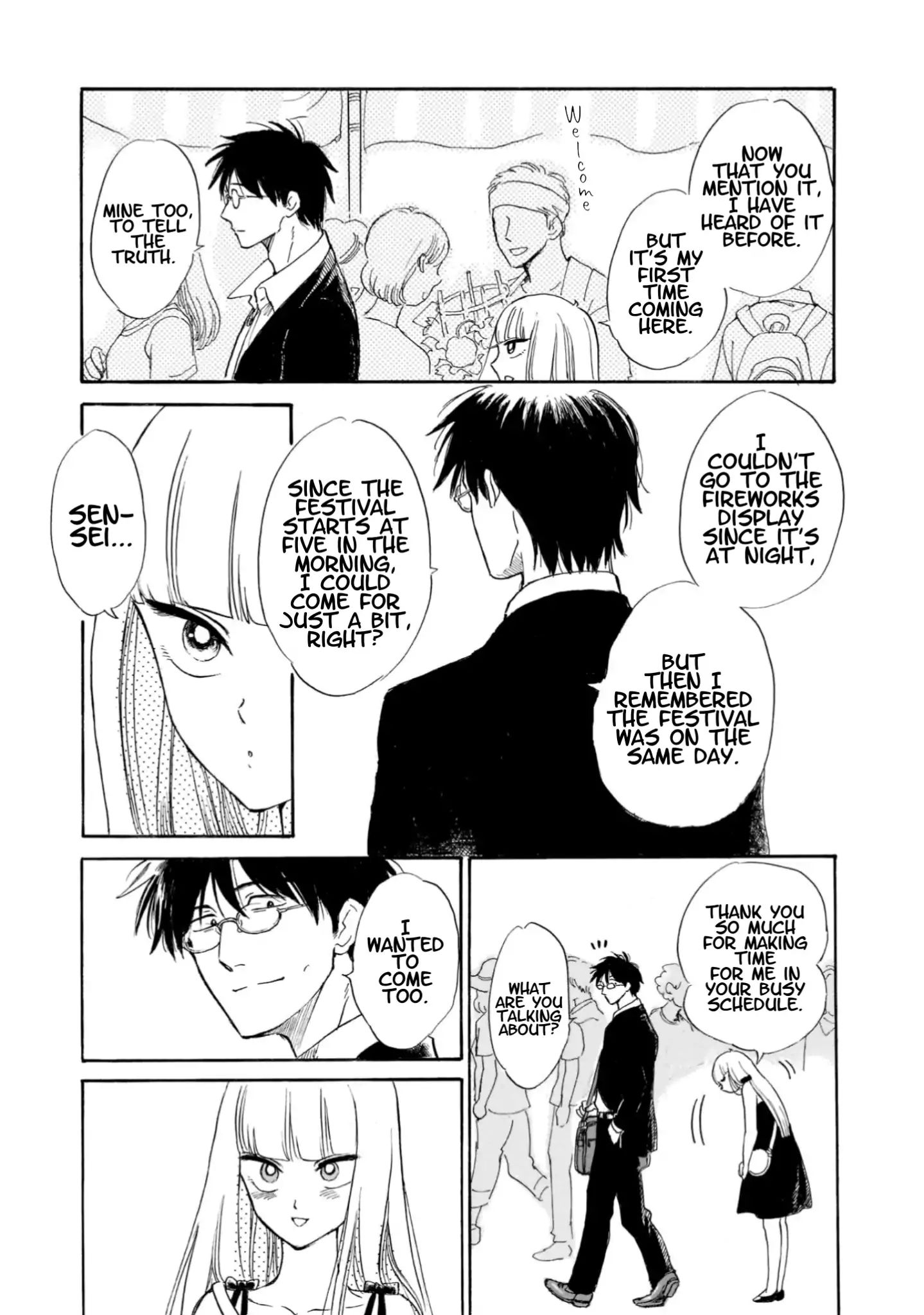 Shiota-Sensei To Amai-Chan Chapter 19 #9