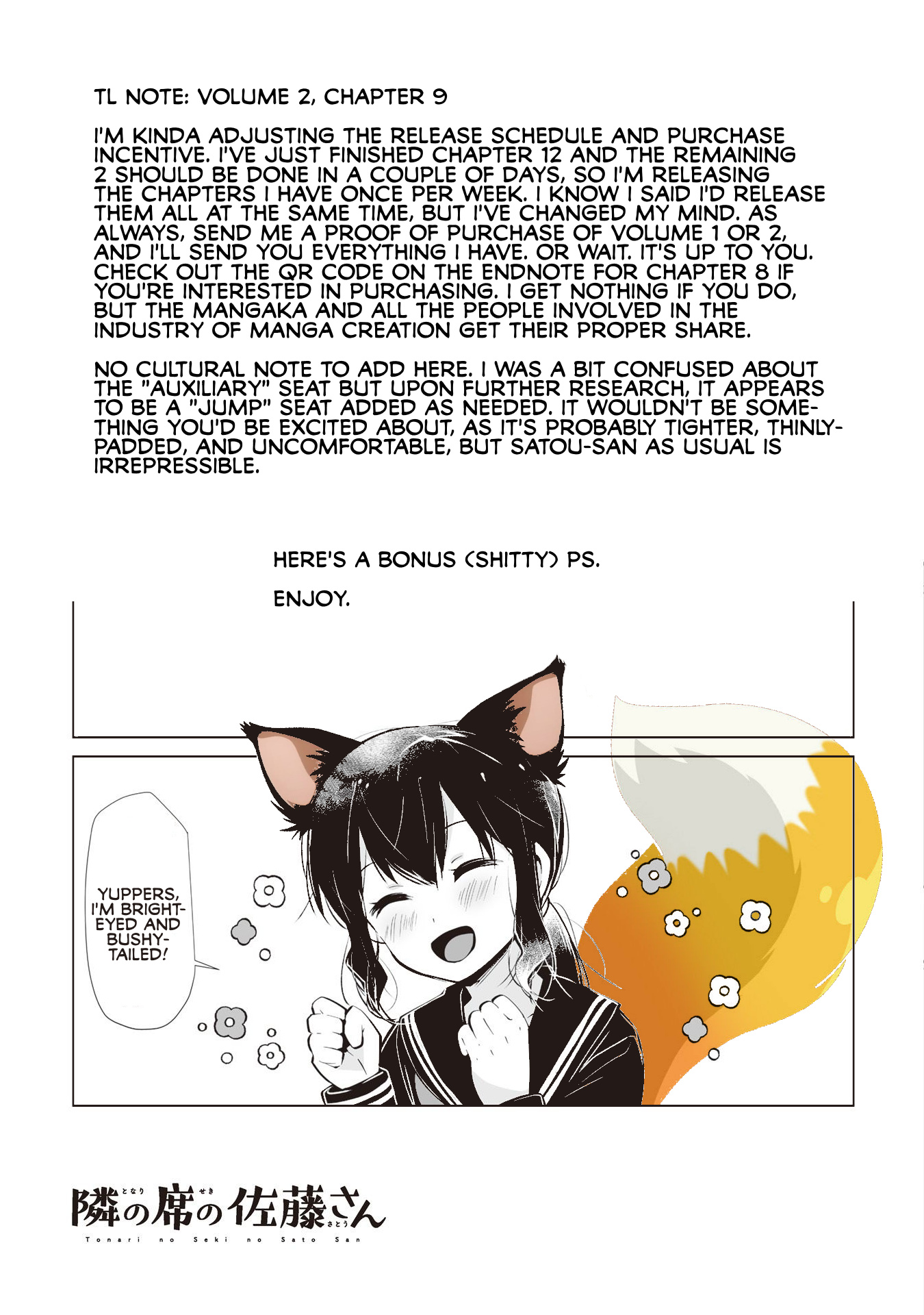 Satou-San Who Sits Next To Me Chapter 9 #25