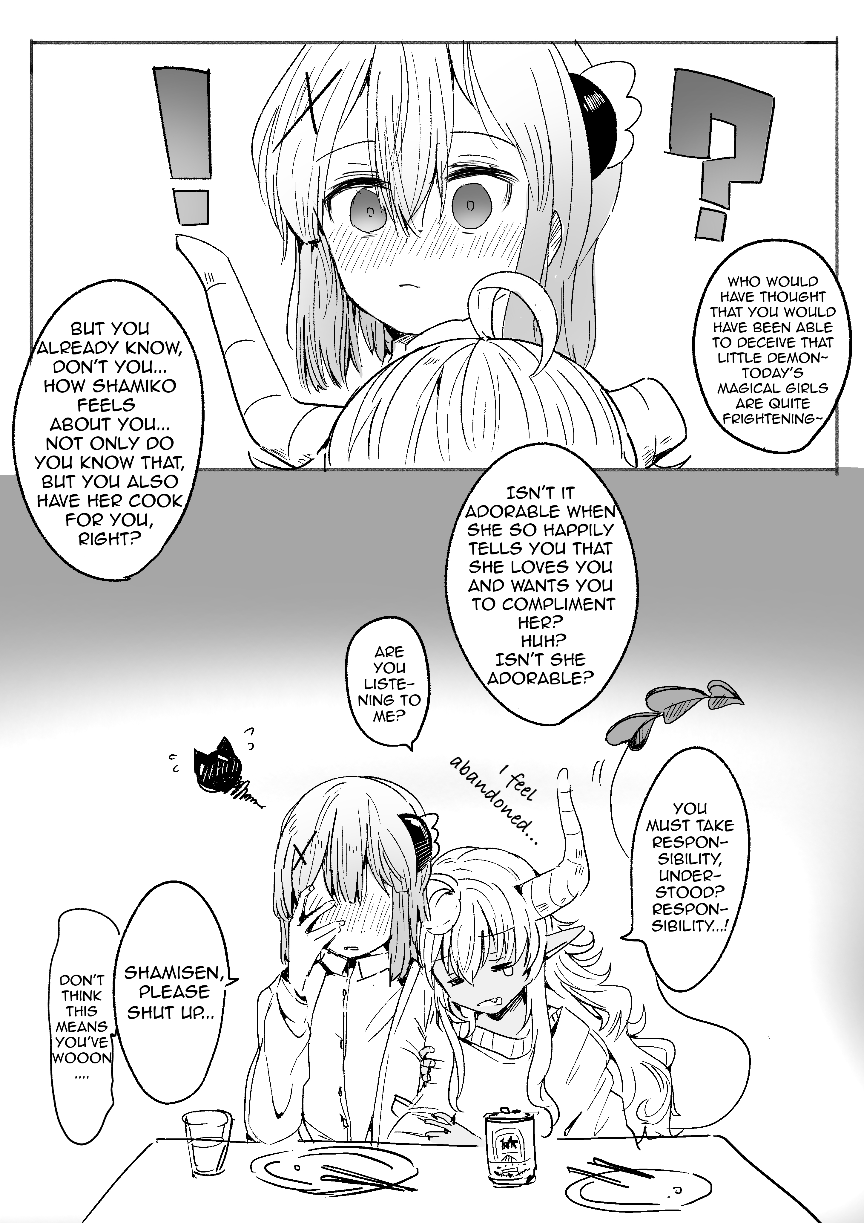 Tamuhei's Machikado Mazoku Twitter Manga (Doujin) Chapter 5 #4