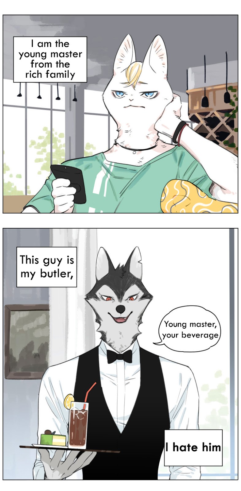 Wolf Butler And His Cat Master Chapter 1 #1