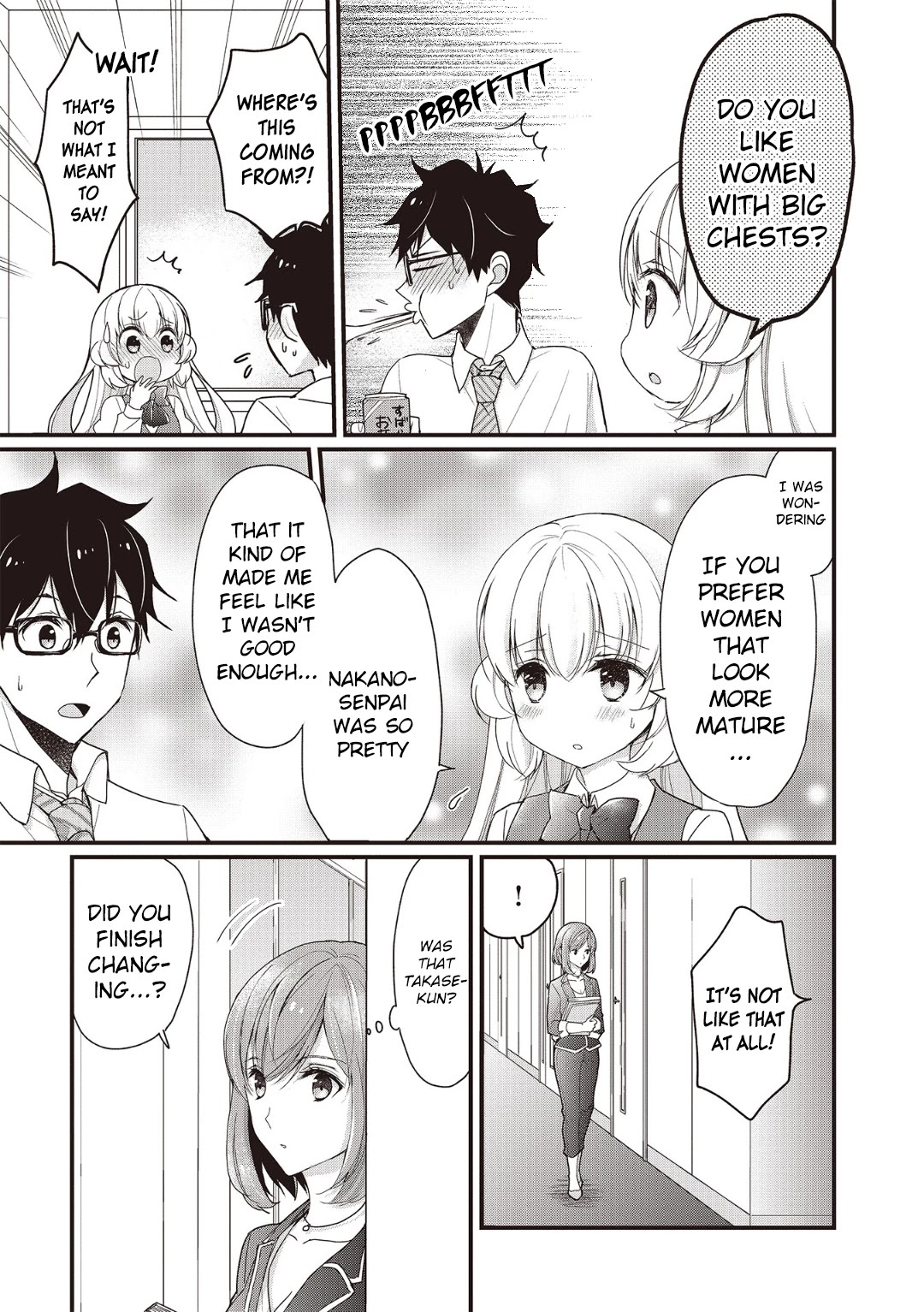 Chicchai Kanojo Senpai Ga Kawaisugiru. Chapter 3 #9