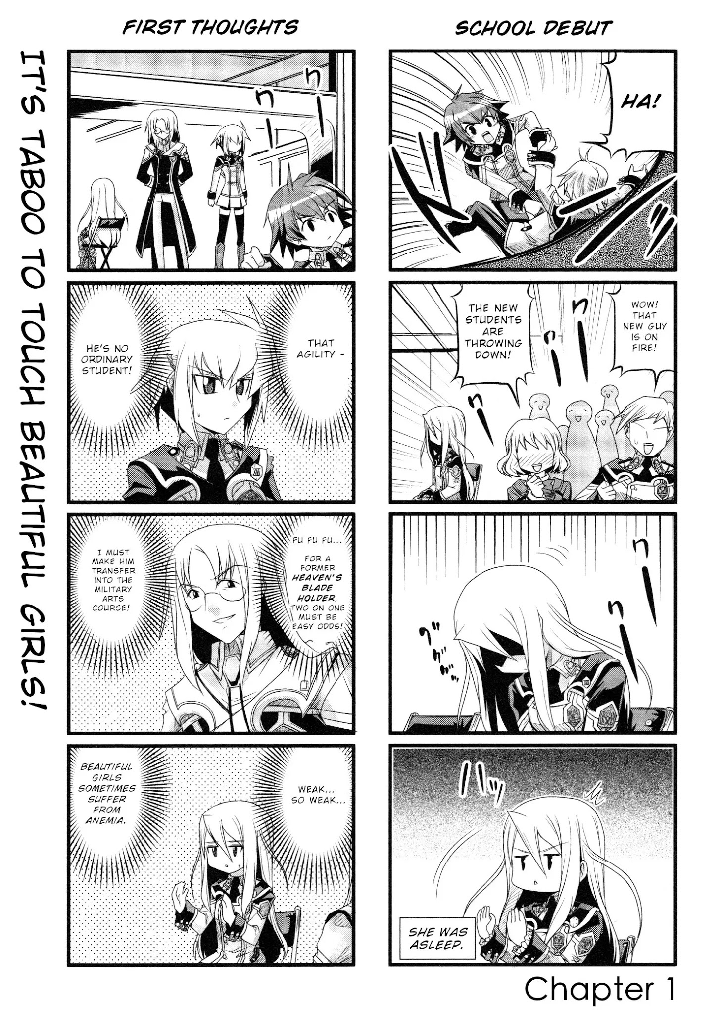 Chrome Shelled Regios Felli's Poem: A Four Frame Comic Strip Chapter 1 #1