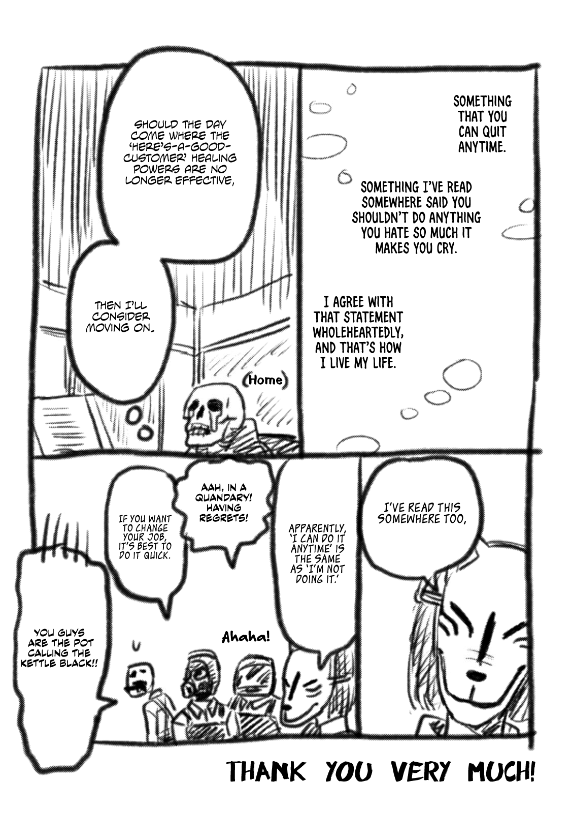 Skull-Face Bookseller Honda-San Chapter 7.5 #5