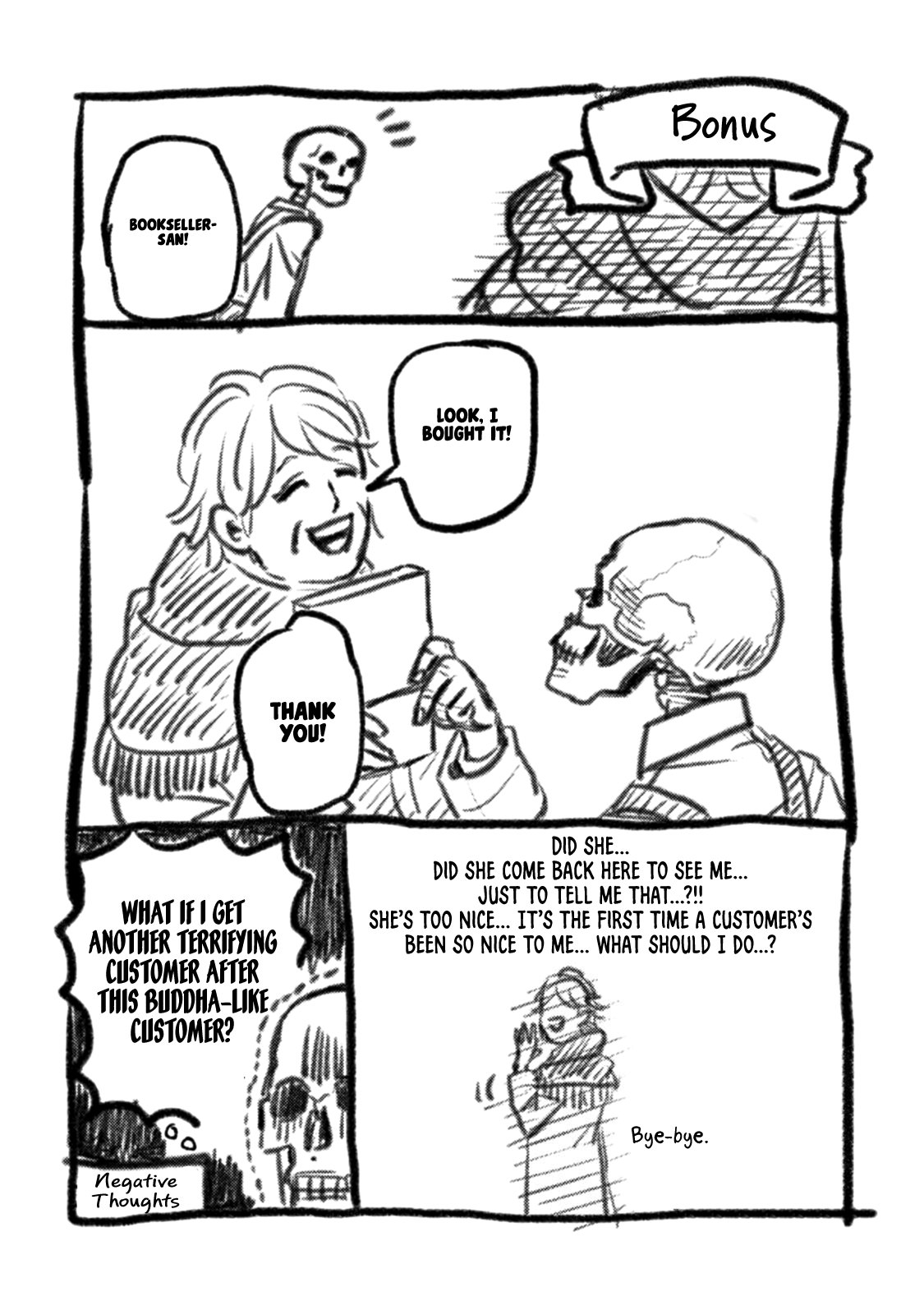 Skull-Face Bookseller Honda-San Chapter 7.5 #6