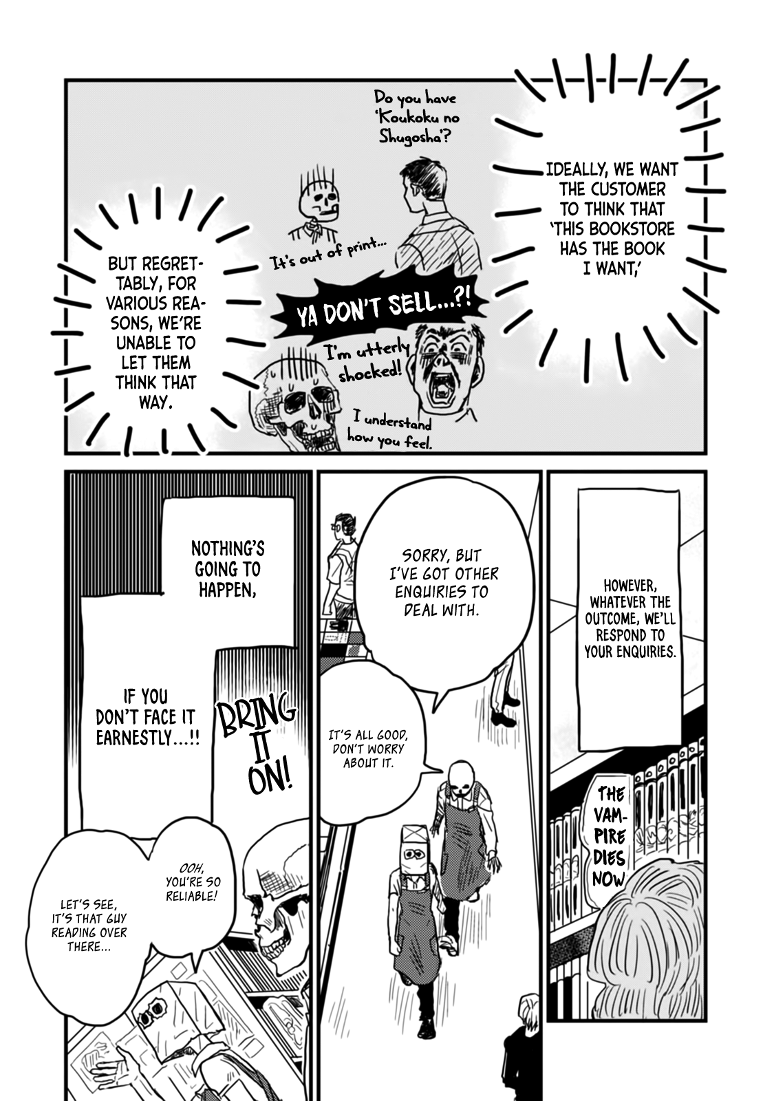 Skull-Face Bookseller Honda-San Chapter 7 #10