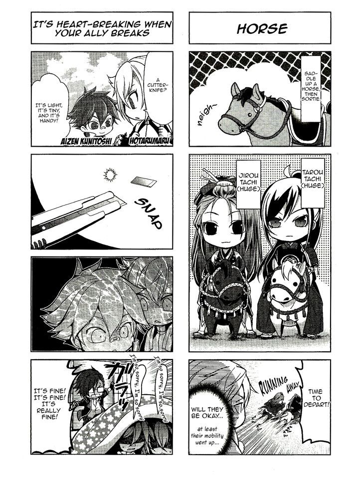 Touken Ranbu 4-Koma Anthology Chapter 1 #9