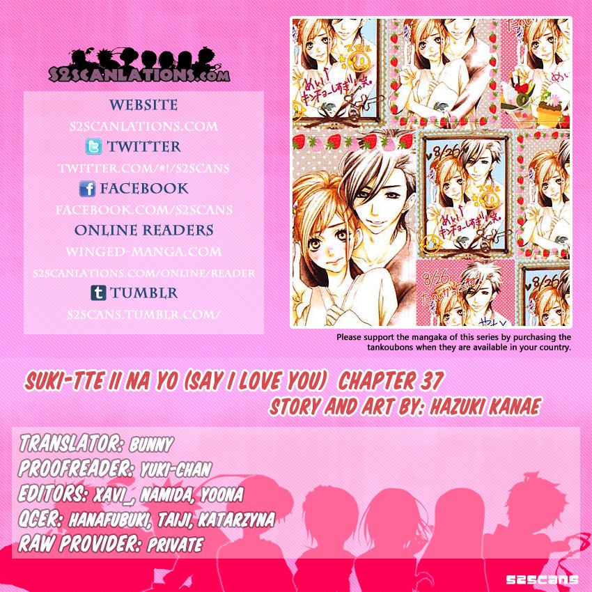 Sukitte Ii Na Yo Chapter 37 #1