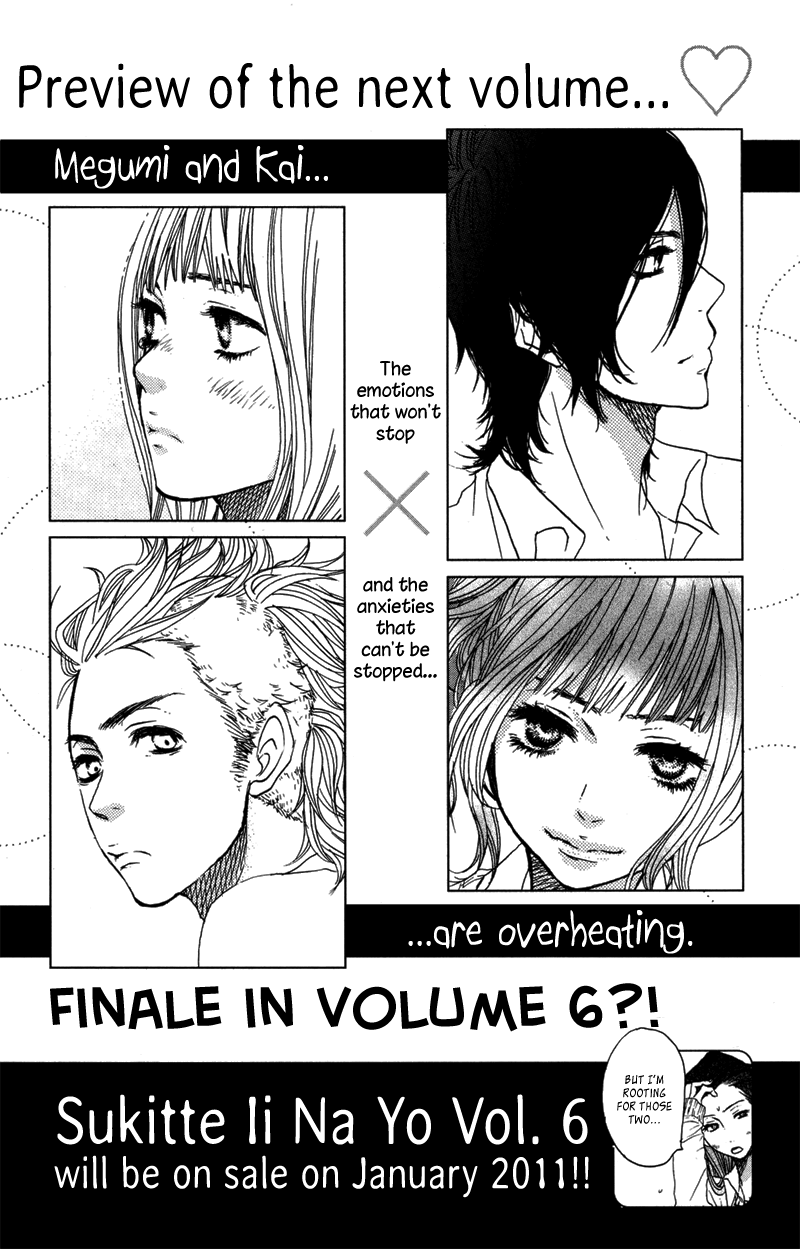 Sukitte Ii Na Yo Chapter 20 #41