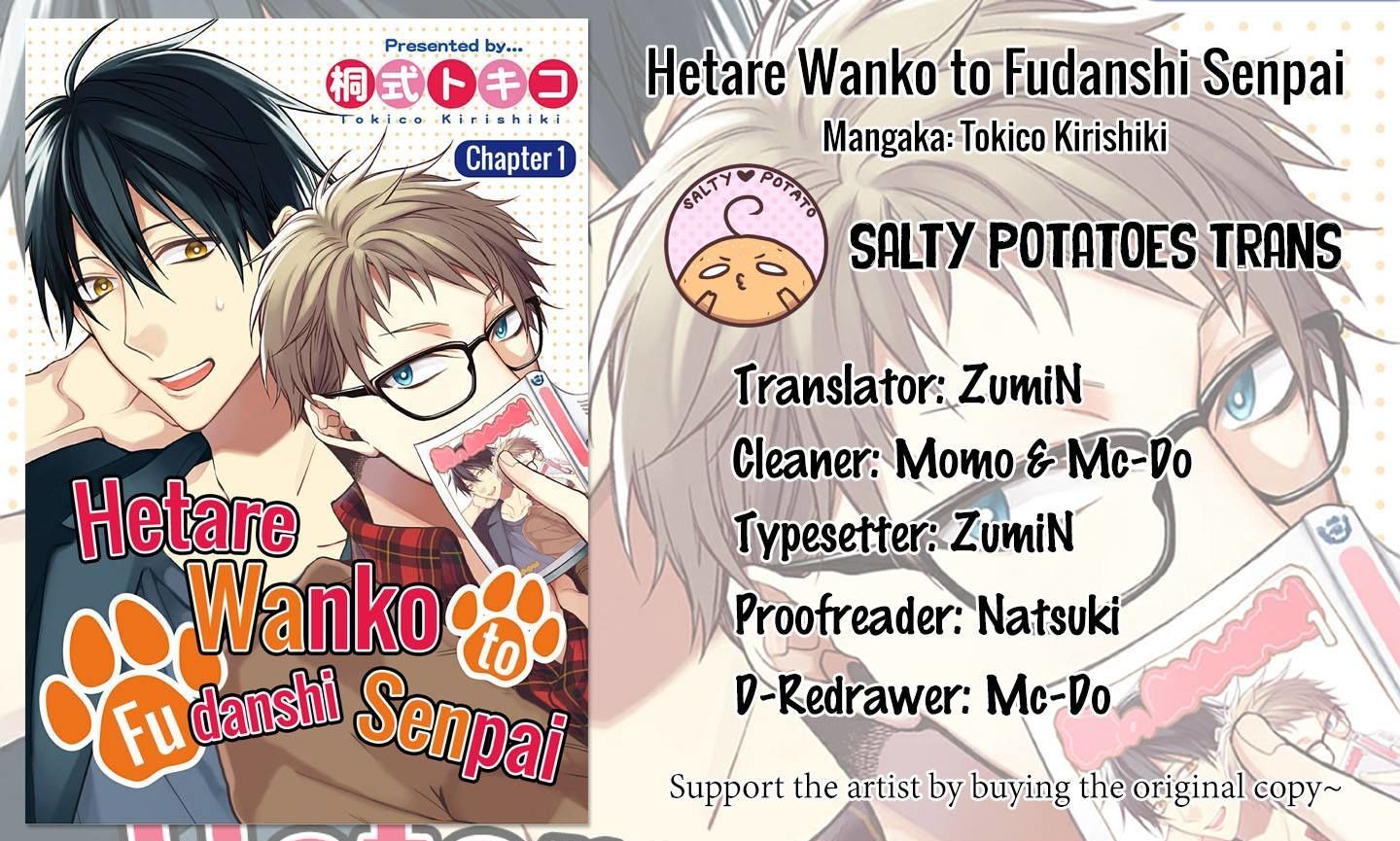 Hetare Wanko To Fudanshi Senpai Chapter 1 #38