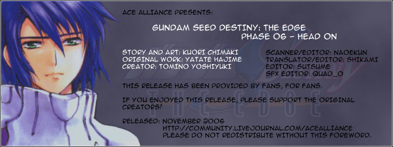 Kidou Senshi Gundam Seed Destiny The Edge Chapter 6 #1