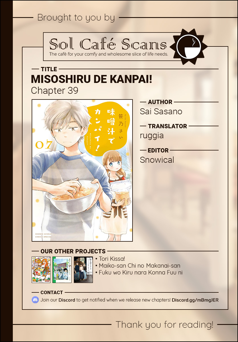 Misoshiru De Kanpai! Chapter 39 #30