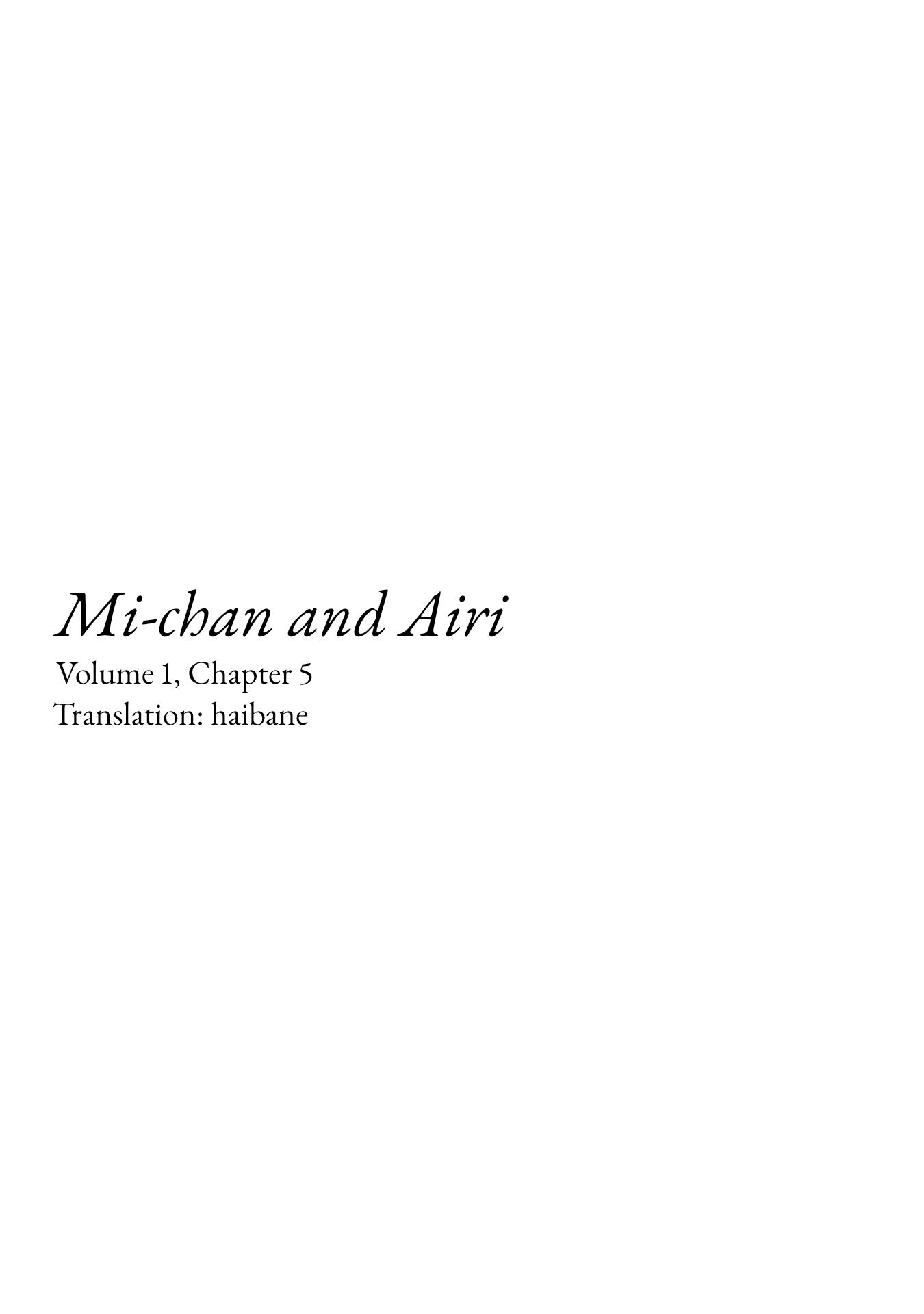 Mi-Chan To Airi Chapter 5 #27