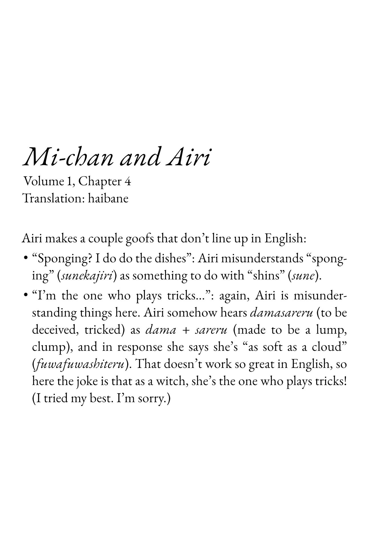 Mi-Chan To Airi Chapter 4 #25