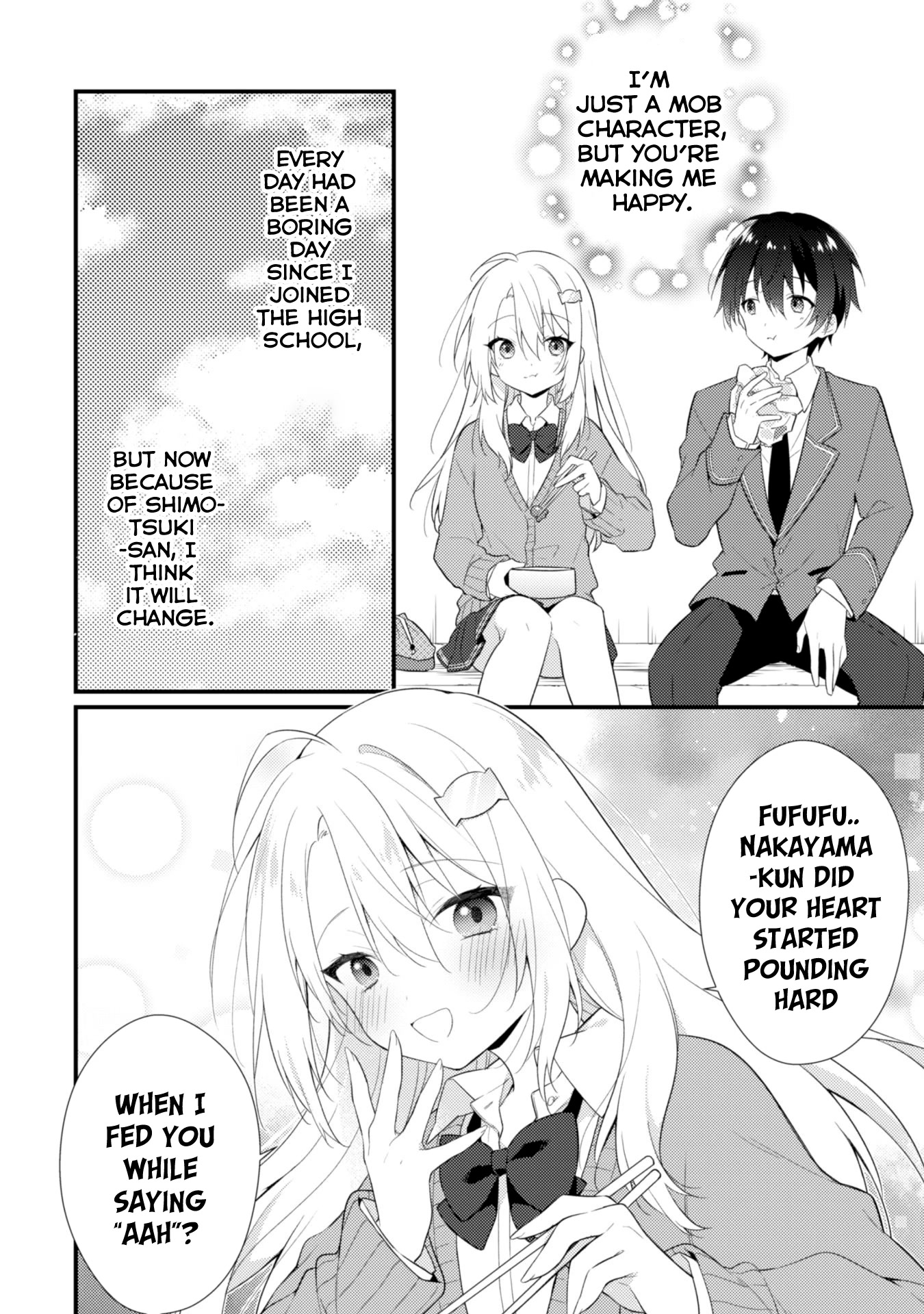 Shimotsuki-San Likes The Mob ~This Shy Girl Is Only Sweet Towards Me~ Chapter 2 #19