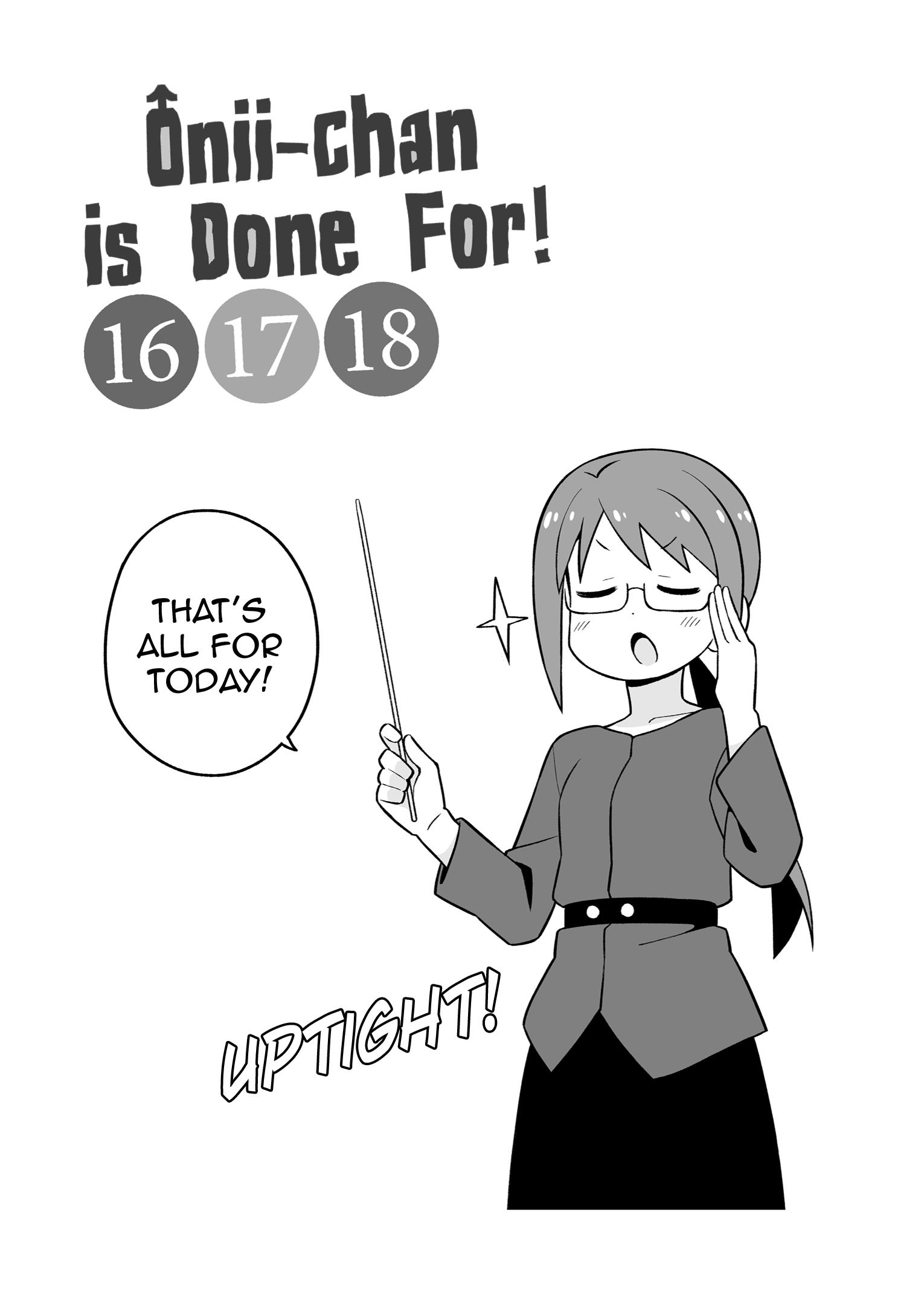 Onii-Chan Is Done For Chapter 54.9 #16