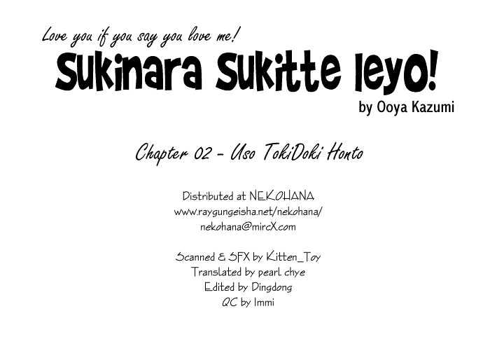 Sukinara Sukitte Ieyo! Chapter 2 #2