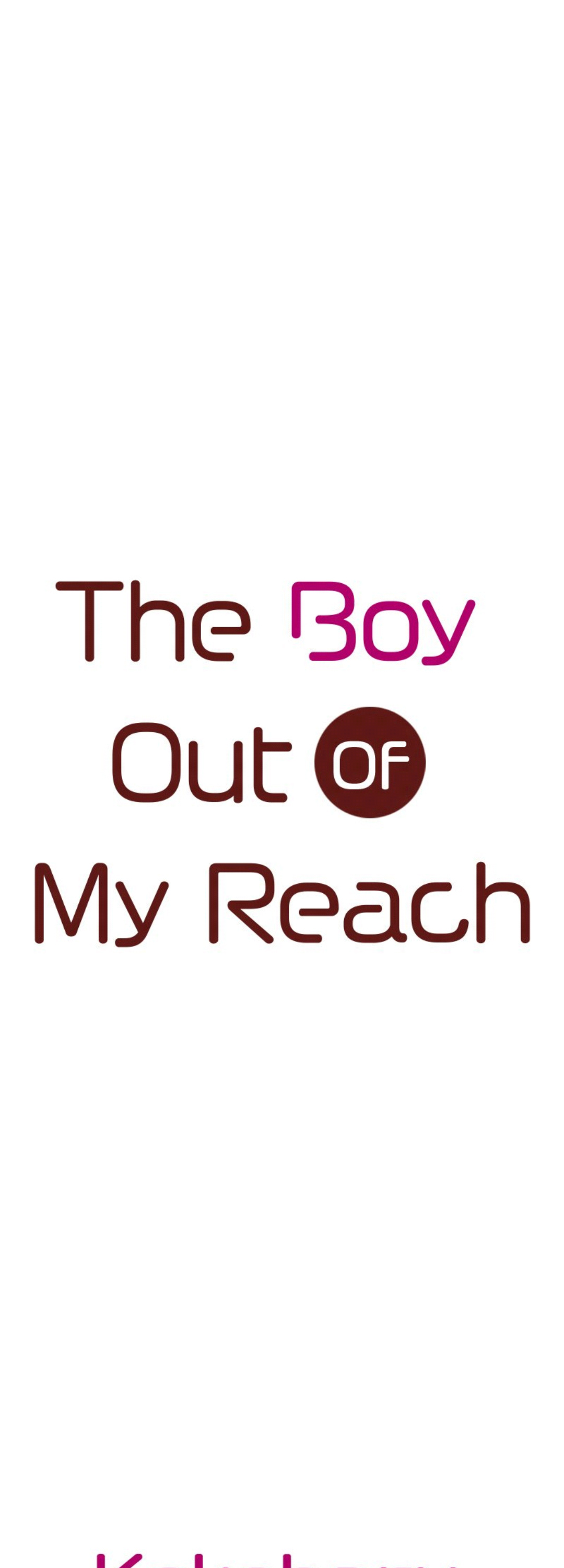 The Boy Out Of My Reach Chapter 28 #1