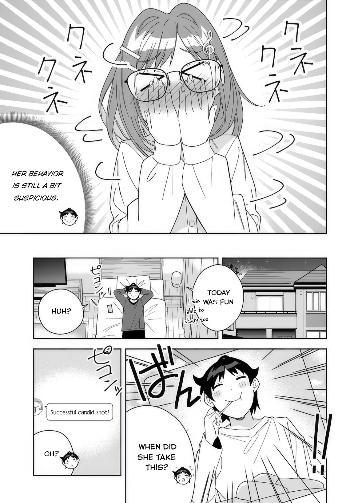 Classmate No Moto Idol Ga, Tonikaku Kyodou Fushin Nan Desu Chapter 8 #15