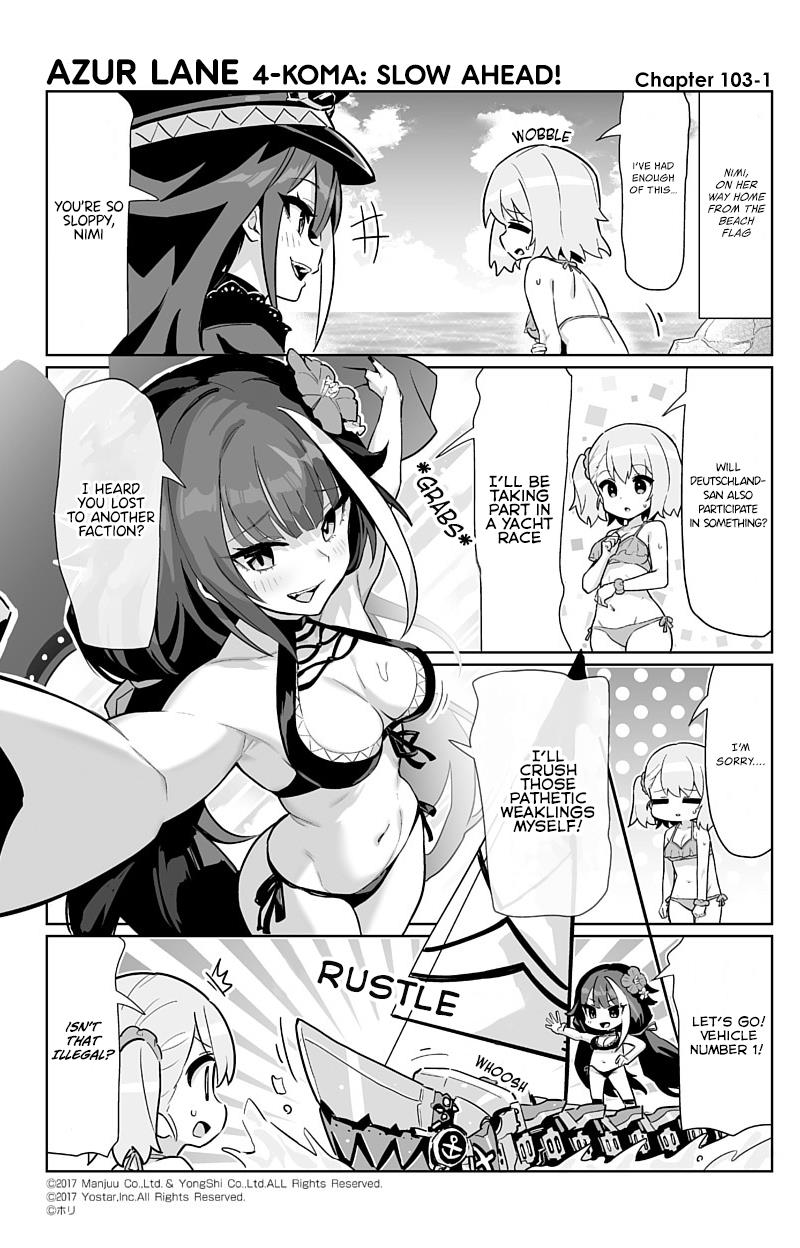 Azur Lane 4-Koma: Slow Ahead Chapter 103 #1