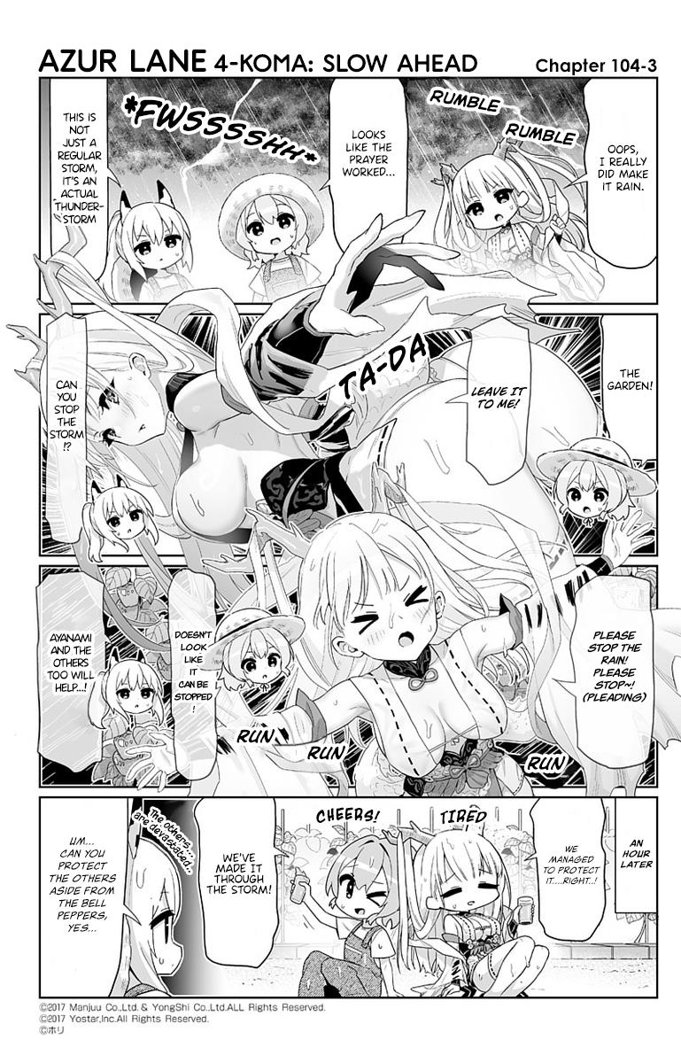 Azur Lane 4-Koma: Slow Ahead Chapter 104 #3