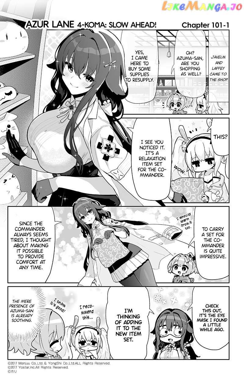 Azur Lane 4-Koma: Slow Ahead Chapter 101 #1