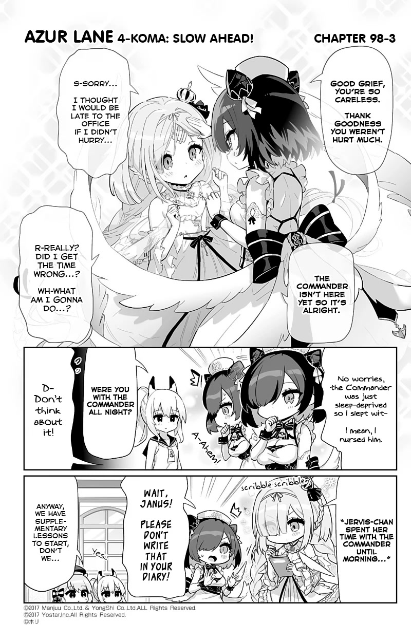 Azur Lane 4-Koma: Slow Ahead Chapter 98 #3