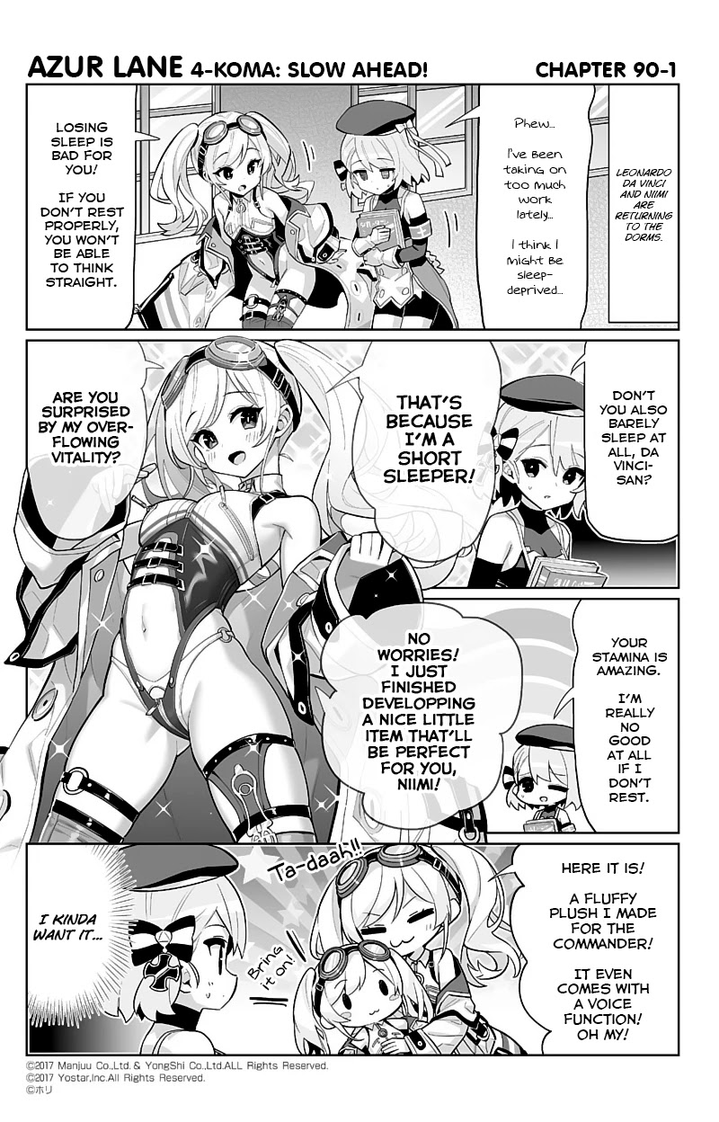 Azur Lane 4-Koma: Slow Ahead Chapter 90 #1