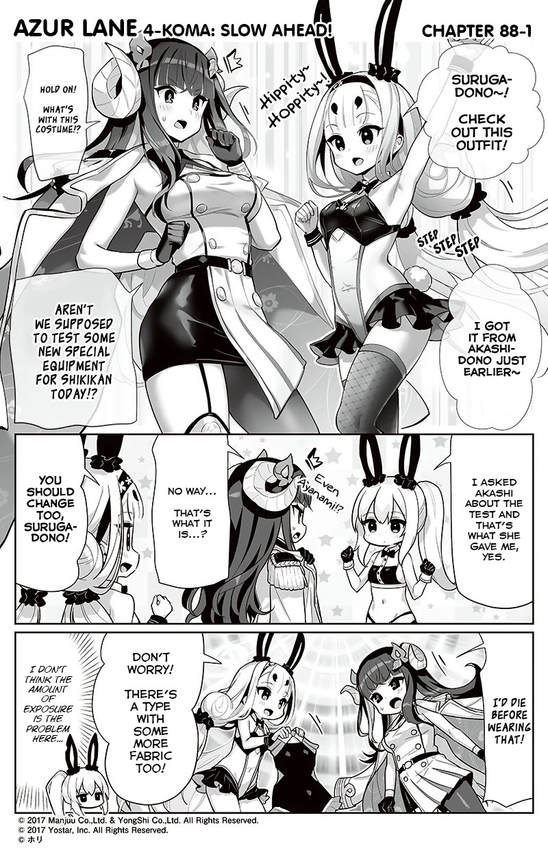 Azur Lane 4-Koma: Slow Ahead Chapter 88 #1