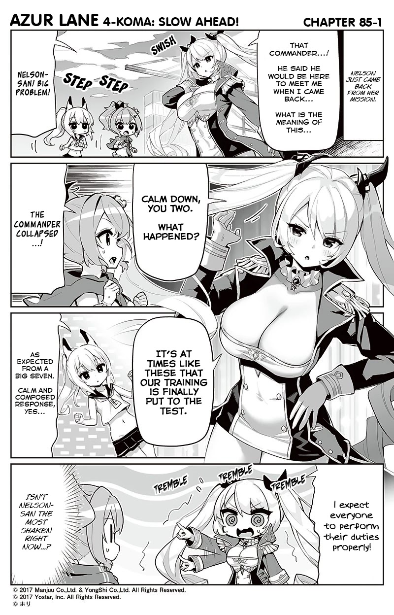 Azur Lane 4-Koma: Slow Ahead Chapter 85 #1