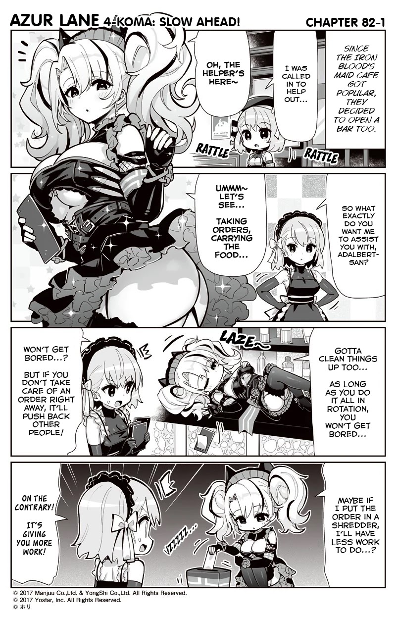 Azur Lane 4-Koma: Slow Ahead Chapter 82 #1