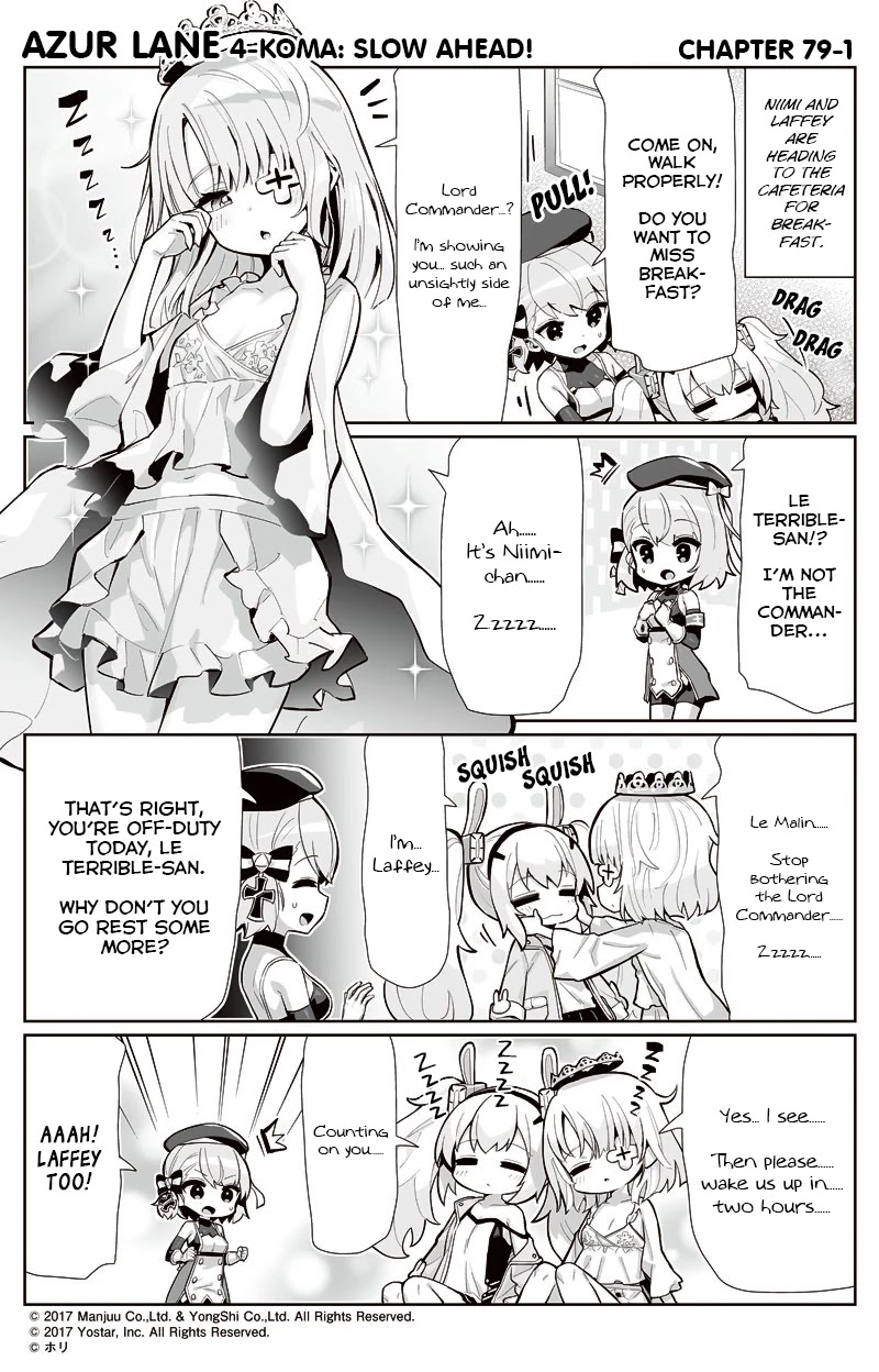 Azur Lane 4-Koma: Slow Ahead Chapter 79 #1