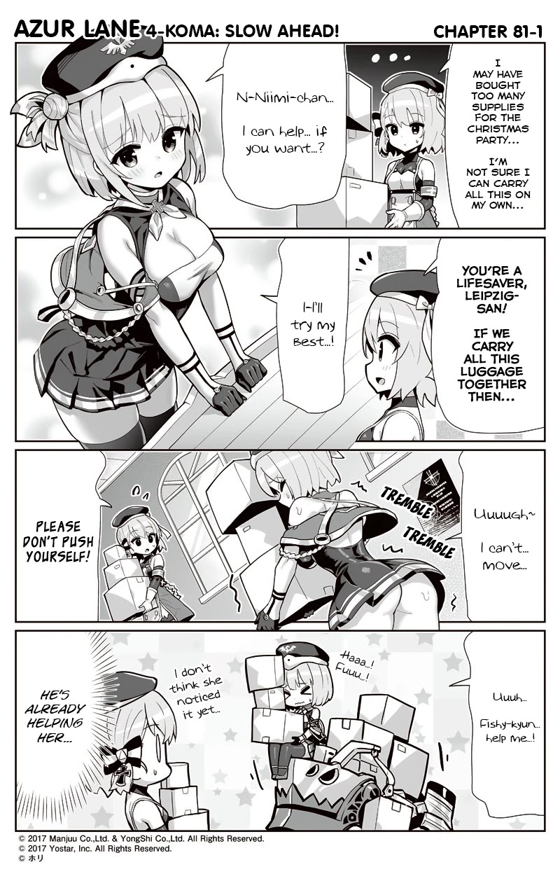 Azur Lane 4-Koma: Slow Ahead Chapter 81 #1