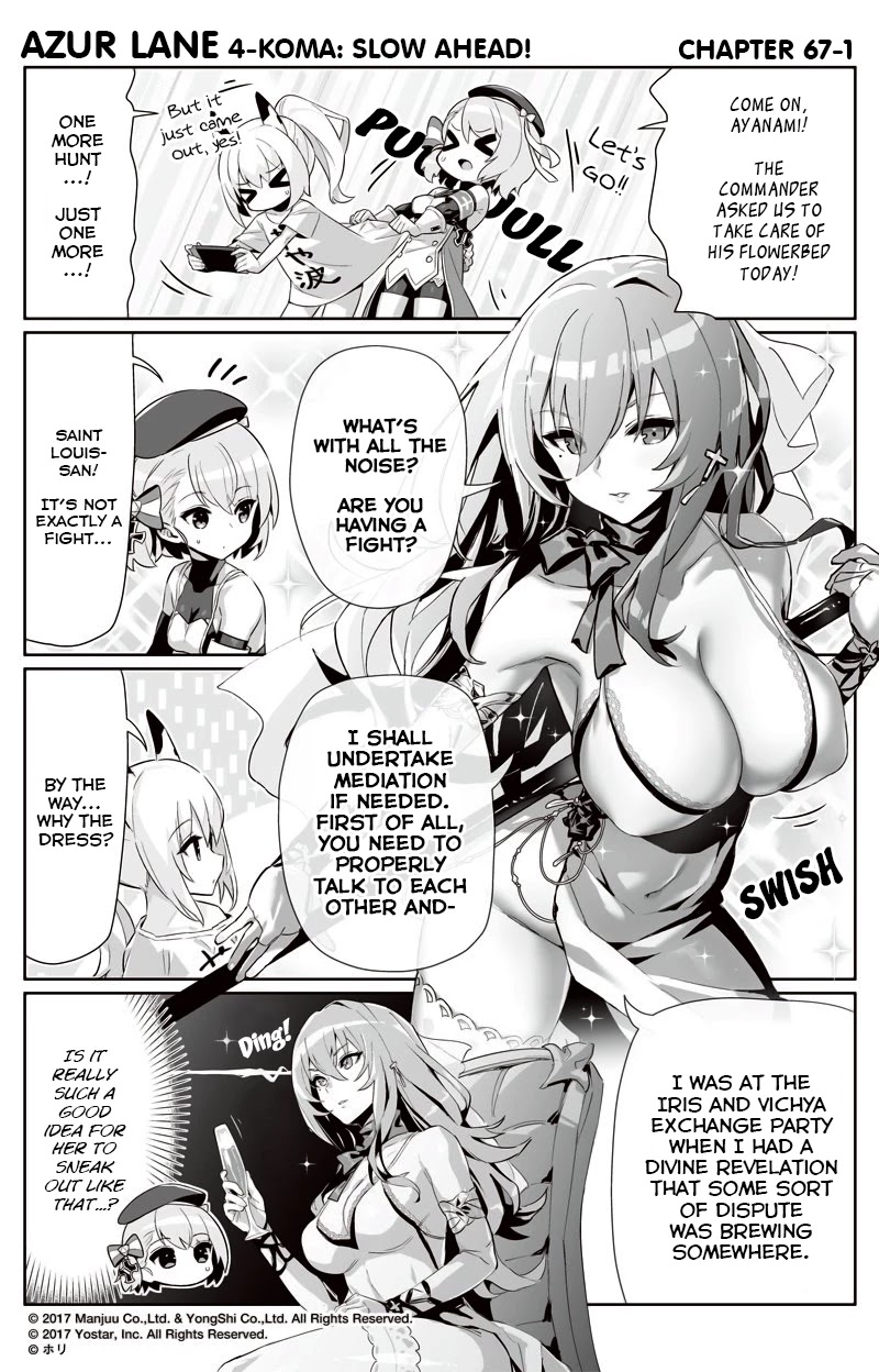 Azur Lane 4-Koma: Slow Ahead Chapter 67 #1