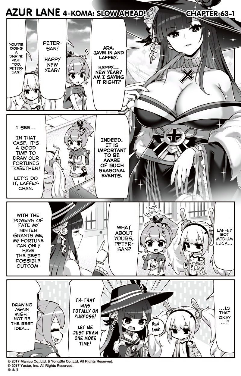 Azur Lane 4-Koma: Slow Ahead Chapter 63 #1