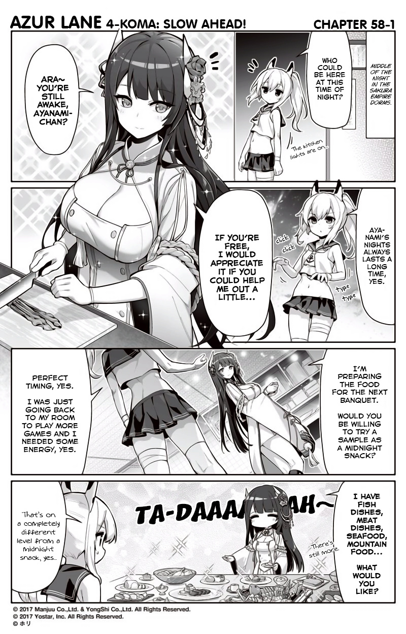 Azur Lane 4-Koma: Slow Ahead Chapter 58 #1