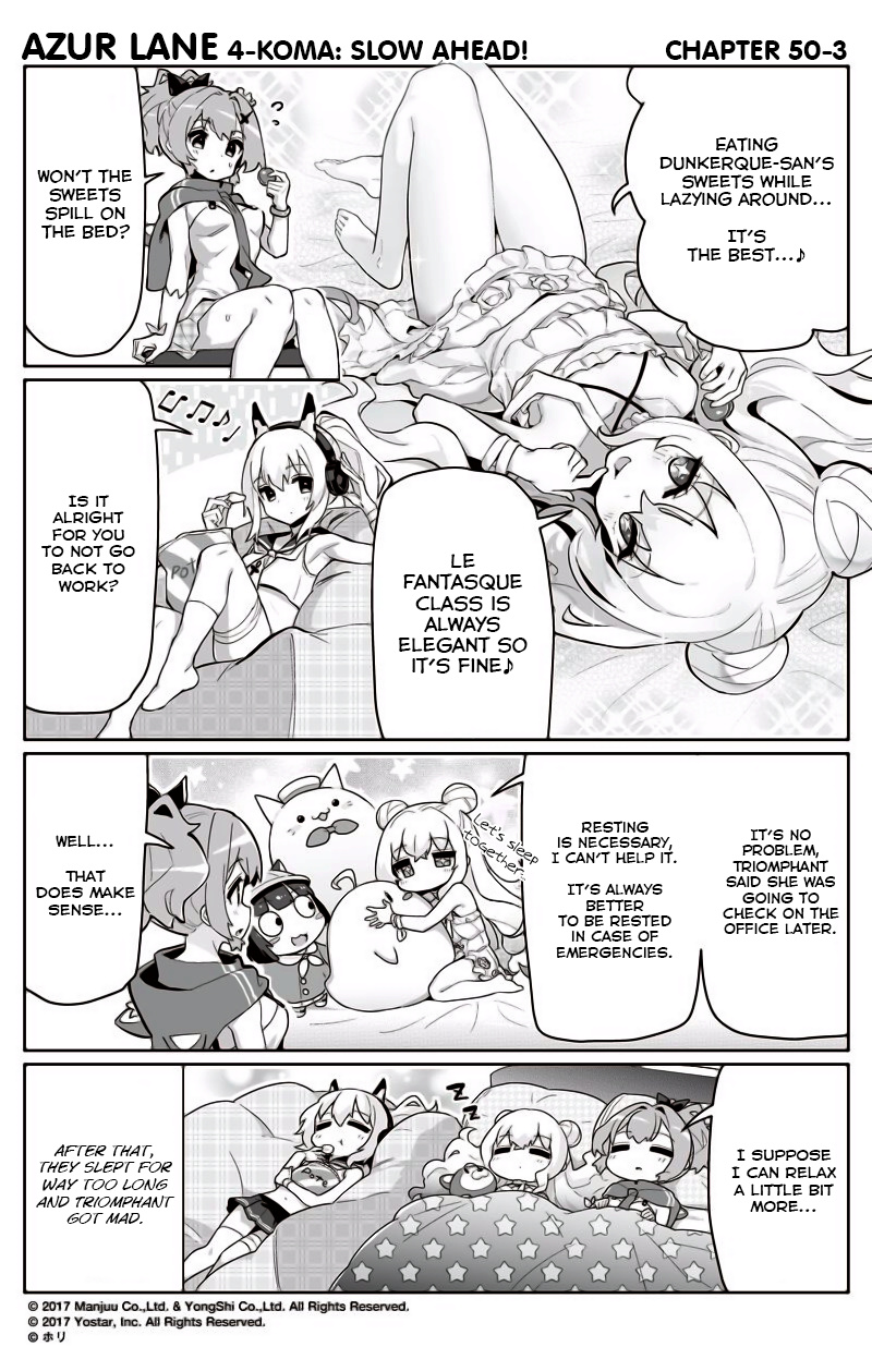 Azur Lane 4-Koma: Slow Ahead Chapter 50 #3