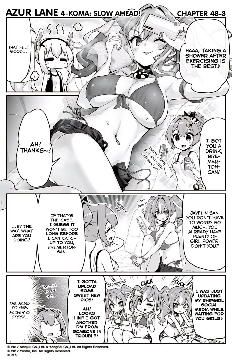 Azur Lane 4-Koma: Slow Ahead Chapter 48 #3