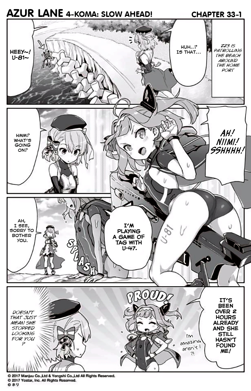 Azur Lane 4-Koma: Slow Ahead Chapter 33 #1