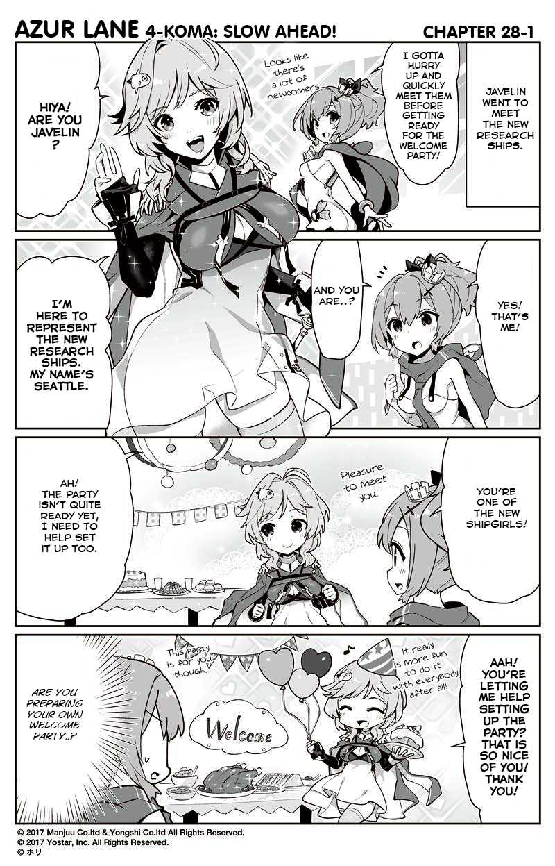 Azur Lane 4-Koma: Slow Ahead Chapter 28 #1