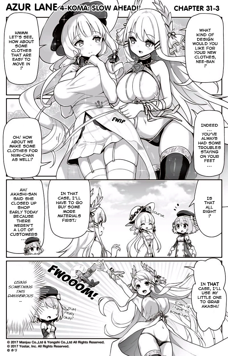 Azur Lane 4-Koma: Slow Ahead Chapter 31 #3