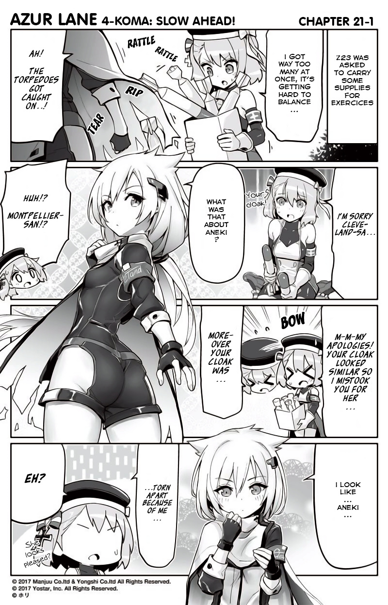 Azur Lane 4-Koma: Slow Ahead Chapter 21 #1