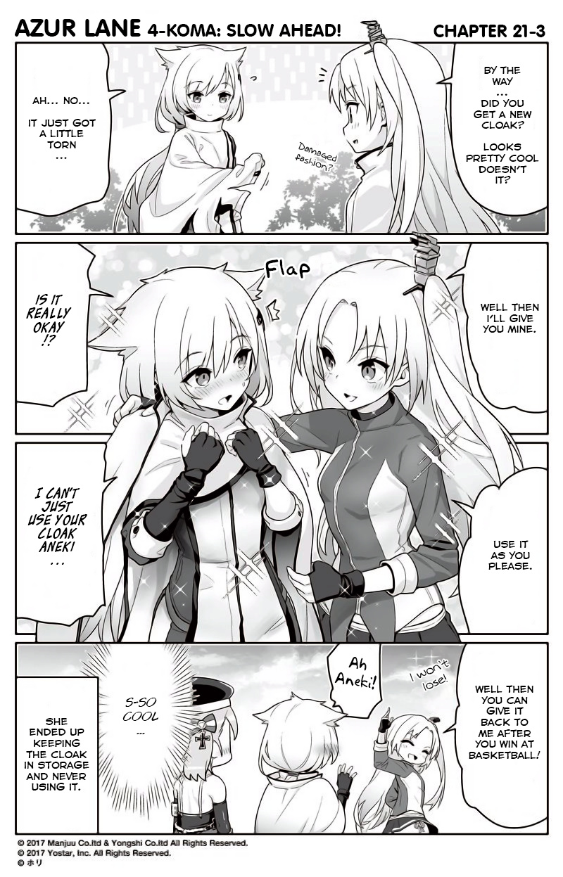 Azur Lane 4-Koma: Slow Ahead Chapter 21 #3