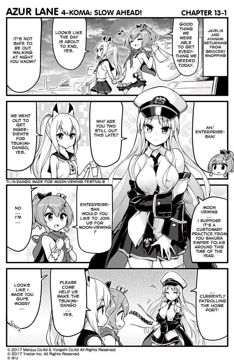 Azur Lane 4-Koma: Slow Ahead Chapter 13 #1