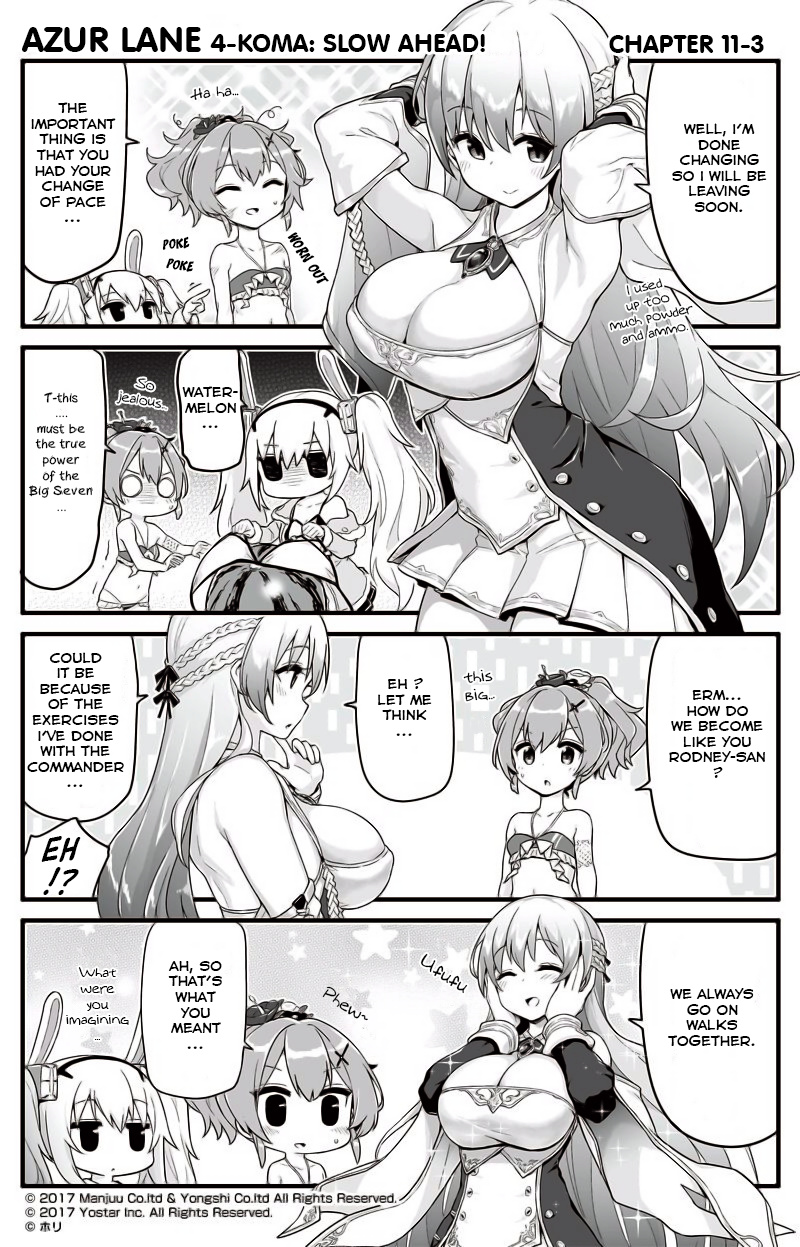 Azur Lane 4-Koma: Slow Ahead Chapter 11 #3