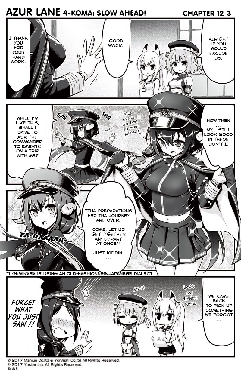 Azur Lane 4-Koma: Slow Ahead Chapter 12 #3