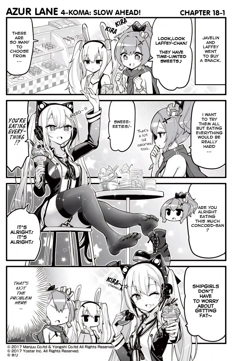 Azur Lane 4-Koma: Slow Ahead Chapter 18 #1